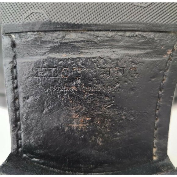 HESCHUNG Chelsea Style Boots Black Leather Men's Size 9.5 - Picture 7 of 8